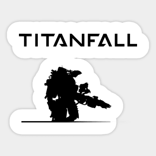 Titanfall Black Sticker